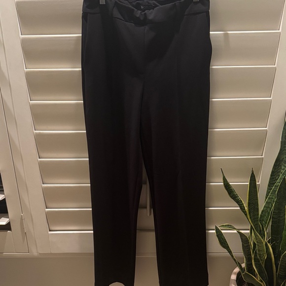 Rachel Zoe 2 Piece Black Vest Suit Set Pants & Top Womens Medium EUC - Picture 2 of 6
